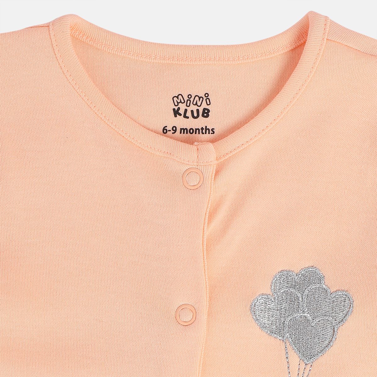 Girls Multicolor Pack Of 2 Sleep Suit