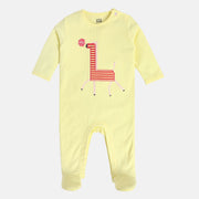 Girls Yellow Sleep Suit