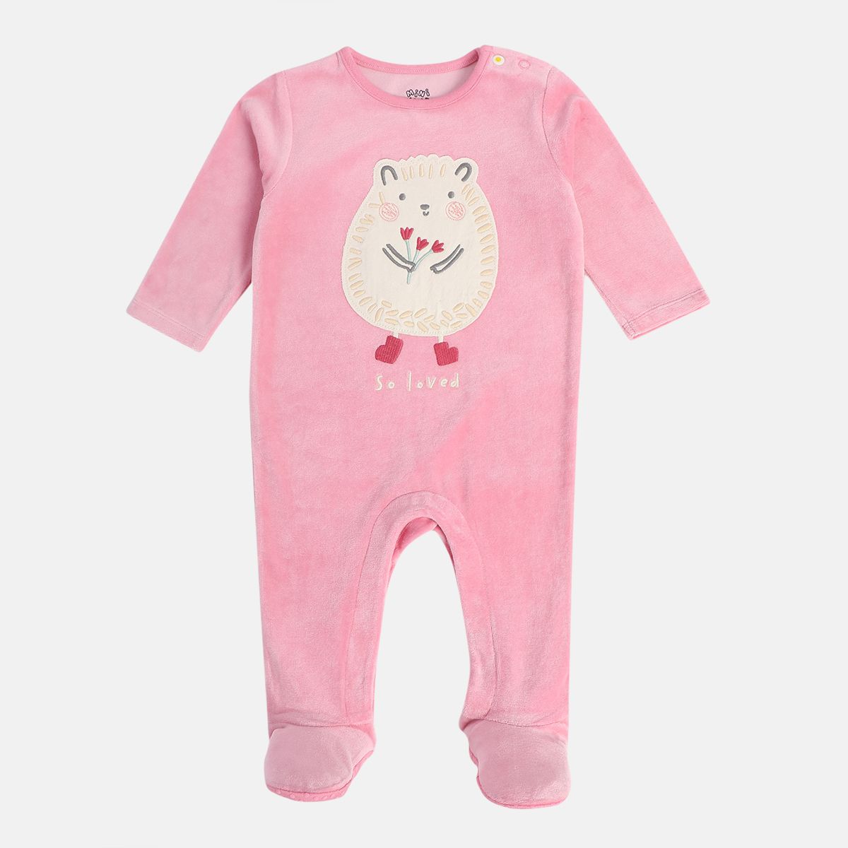Girls Pink Sleep Suit