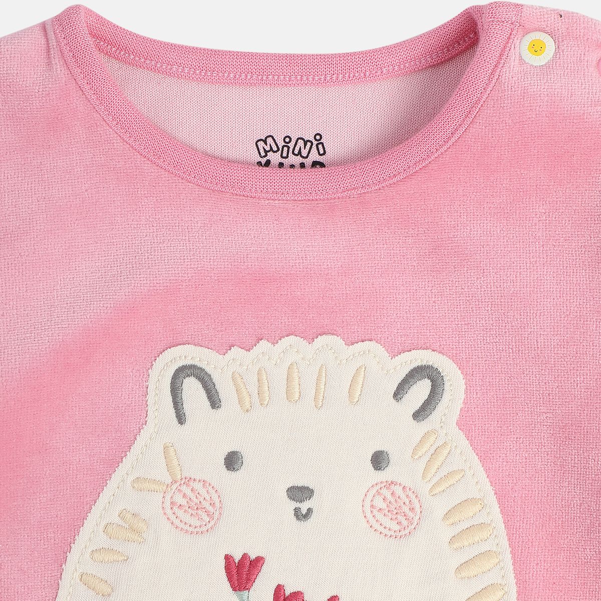 Girls Pink Sleep Suit