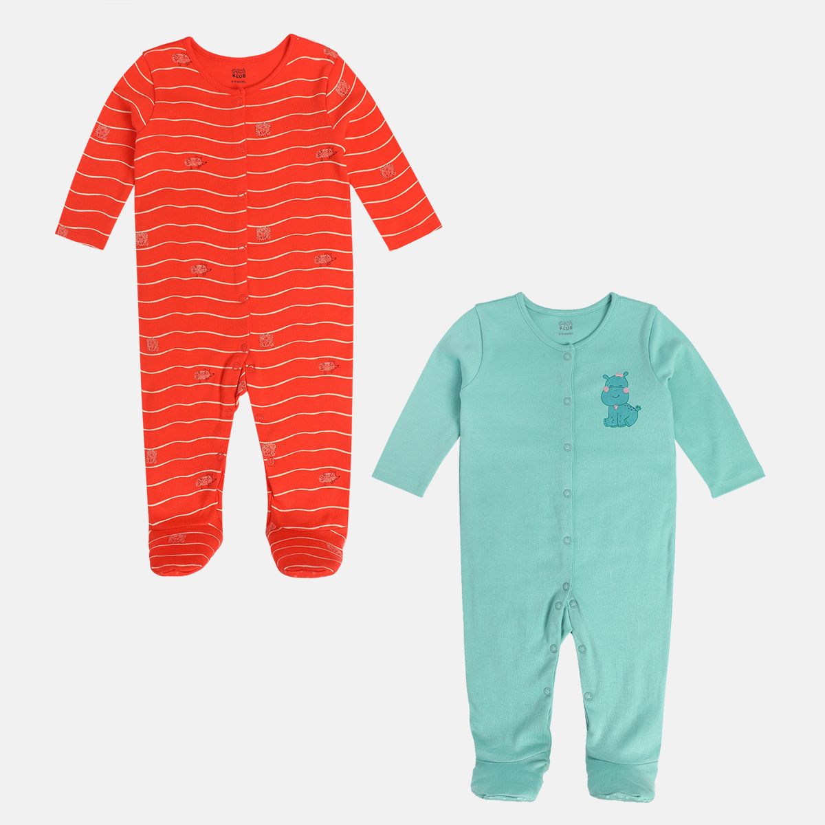 Girls Red Sleep Suit