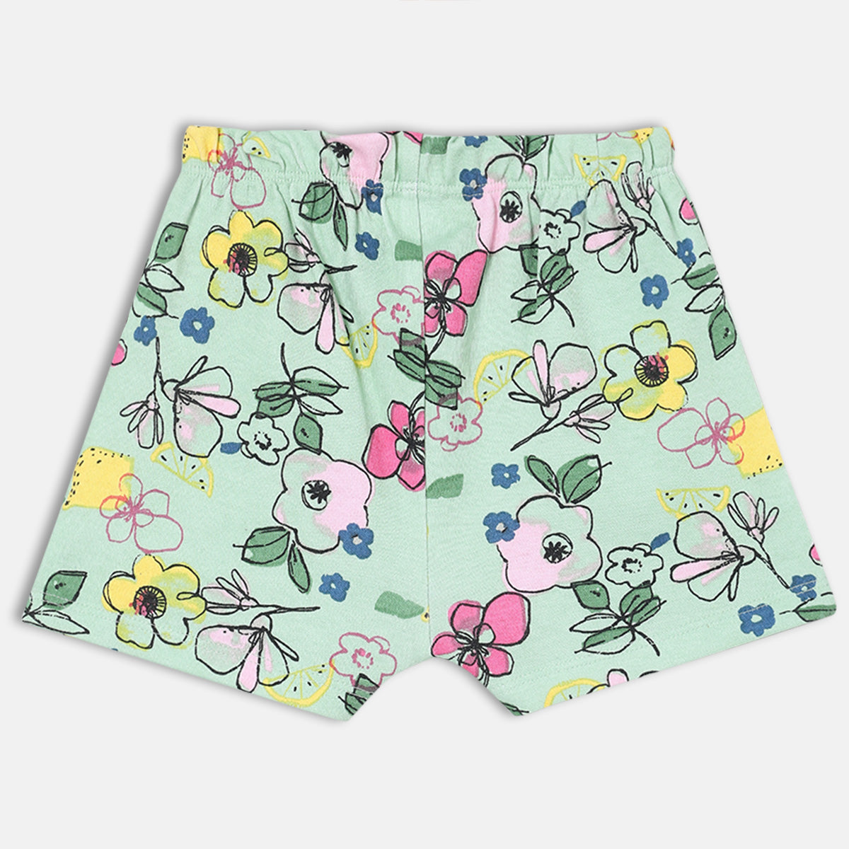 Girls Pack Of 3 Grown On Waist Thigh Length Shorts Multi