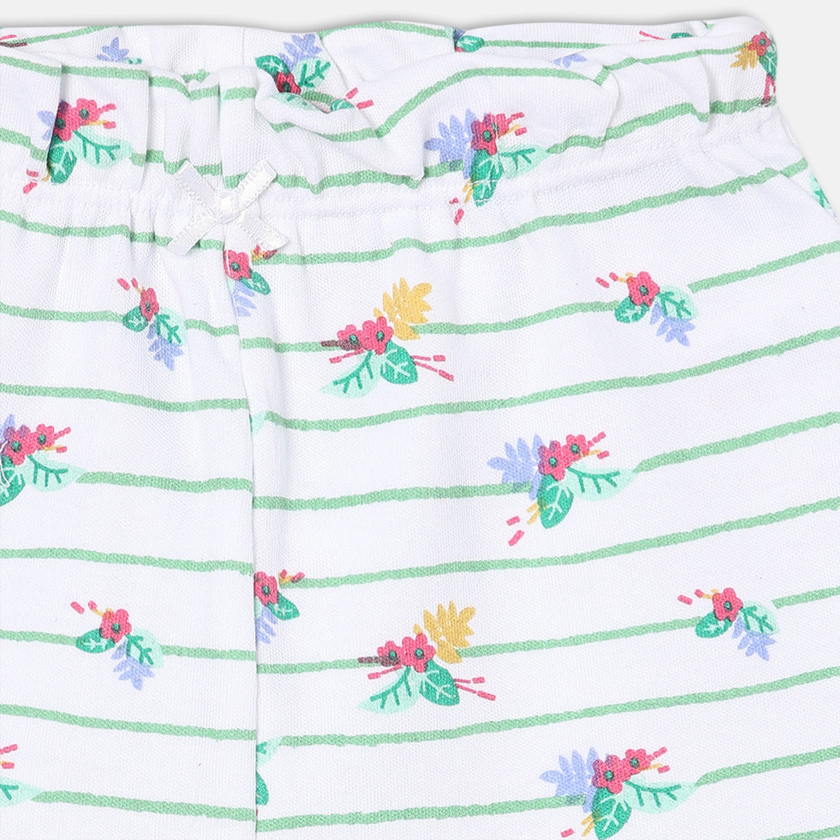 Girls Pack Of 3 Grown On Waist Thigh Length Shorts Multi