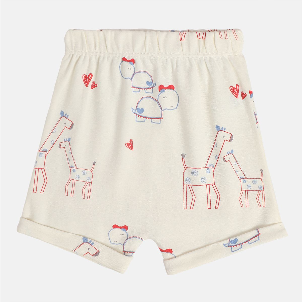 Girls Multicolor Pack Of 2 Shorts