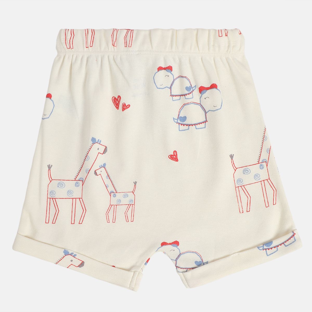 Girls Multicolor Pack Of 2 Shorts