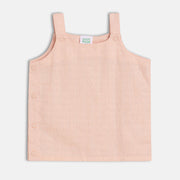 Unisex Orange   Front Open Vest