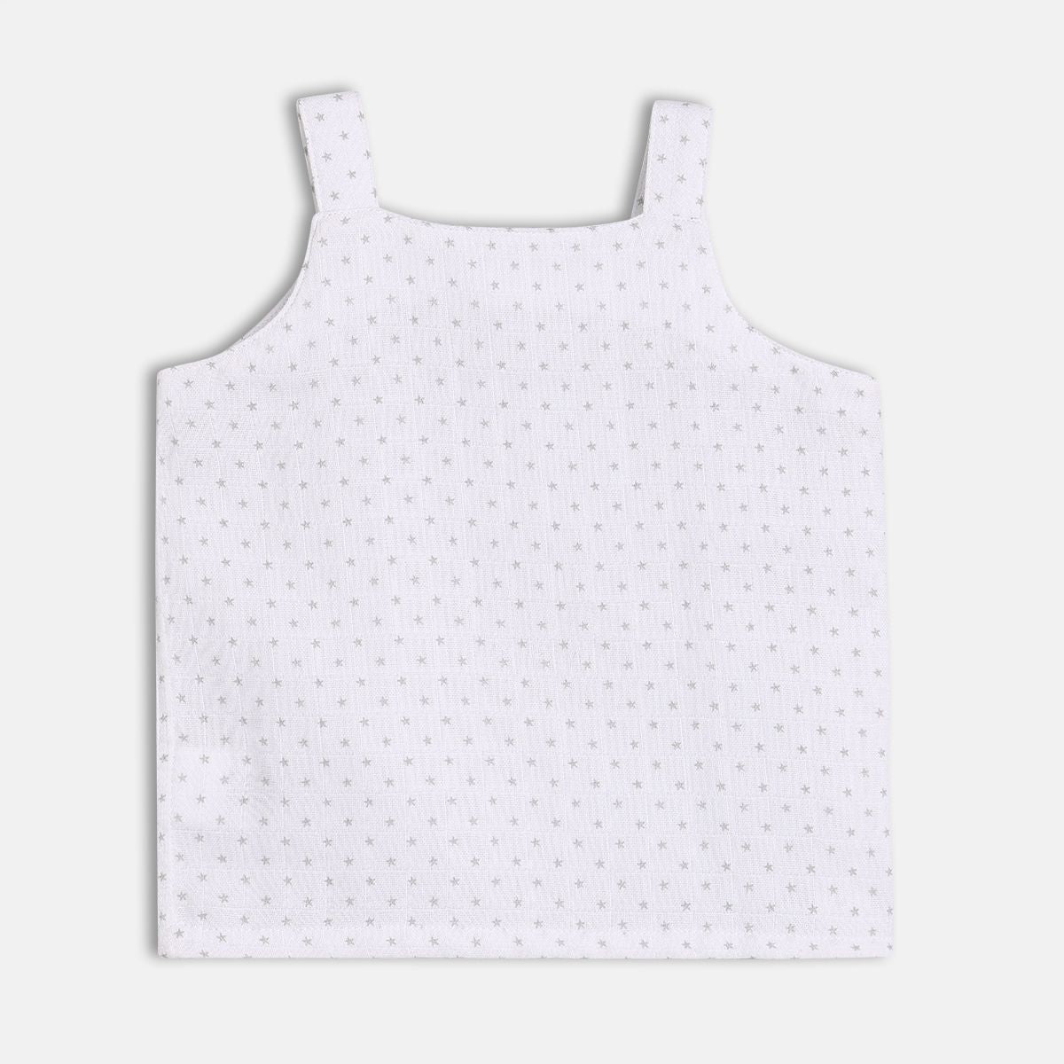 Unisex White   Front Open Vest