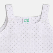 Unisex White   Front Open Vest