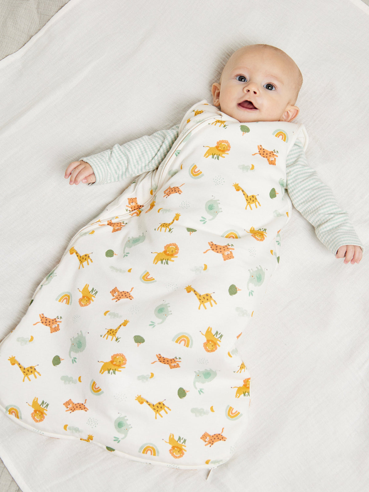 Unisex White  Sleep Bag