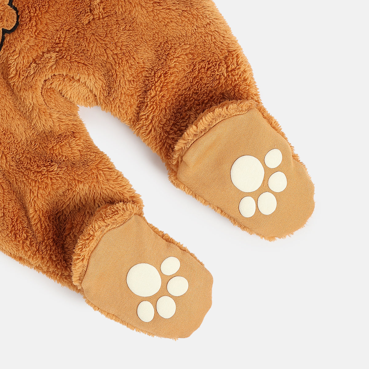 Unisex Orange Front Open Sleep Suit