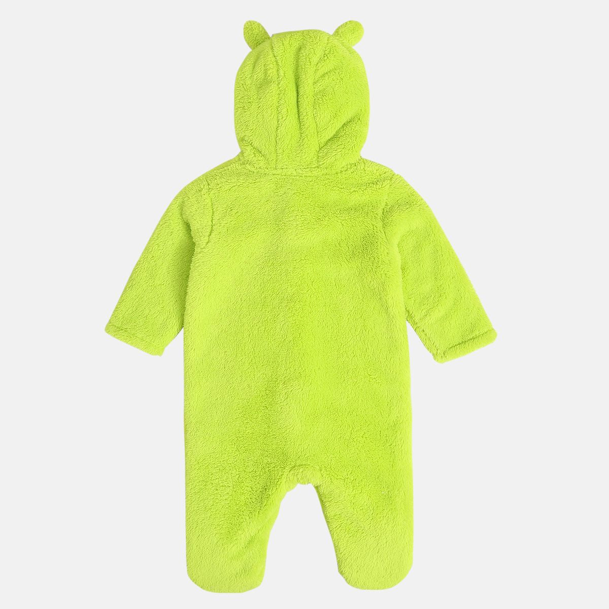 Unisex Green Front Open Sleep Suit
