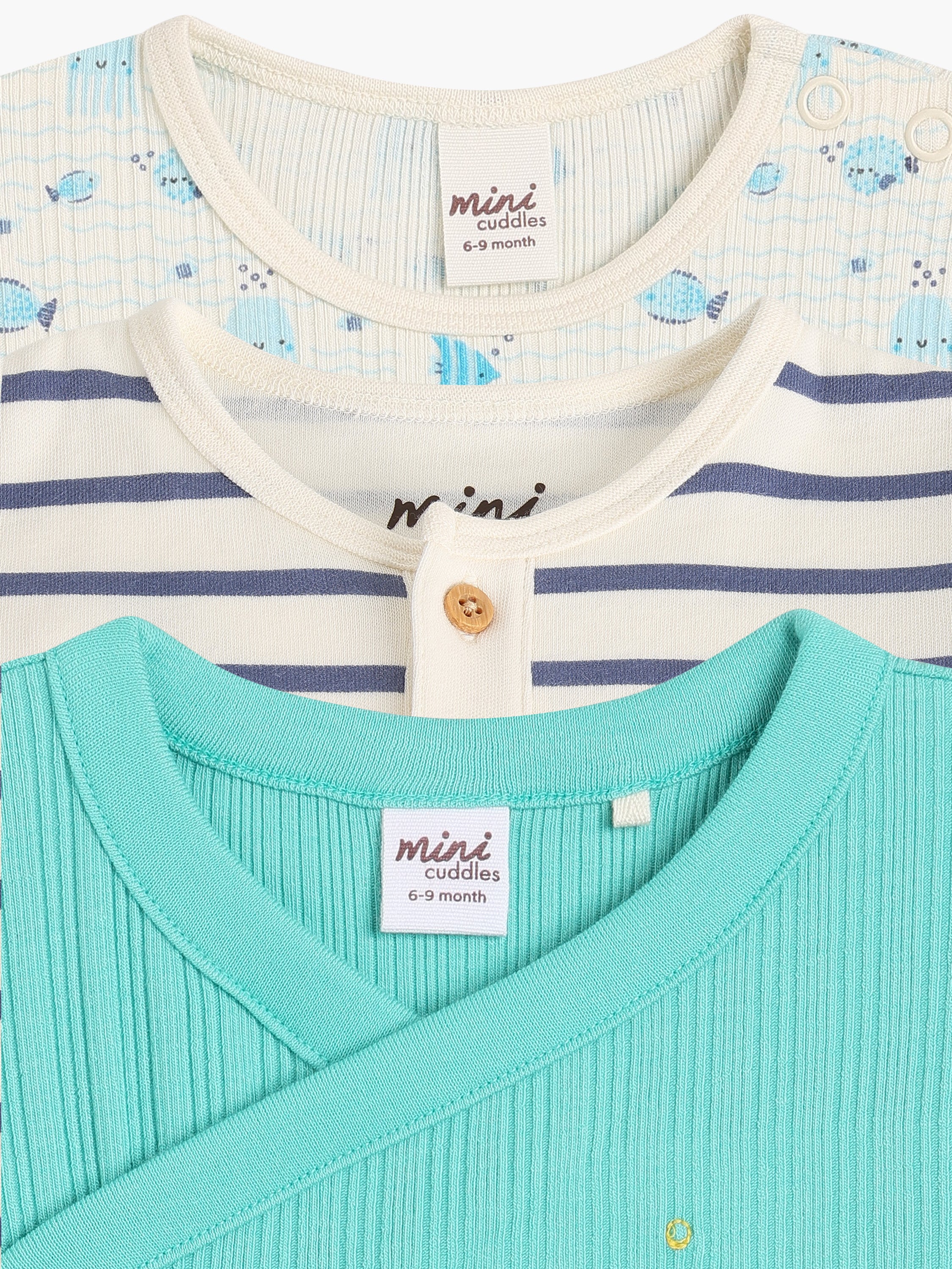 Boys 3 Pack Body Suit