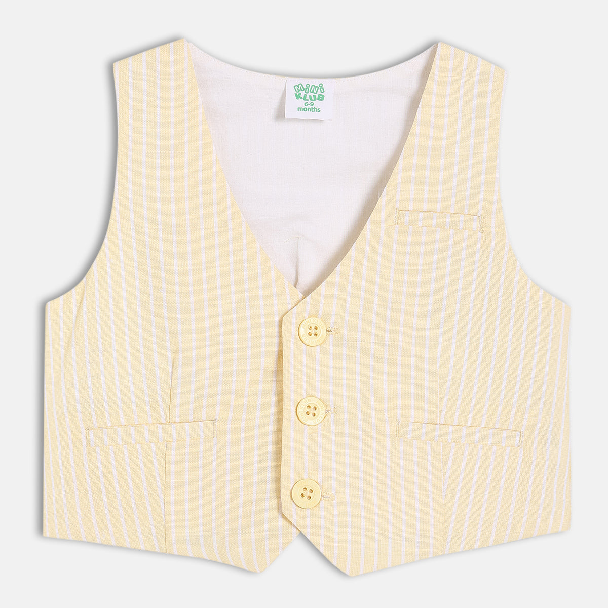 Boys White/Beige Coordinate Set