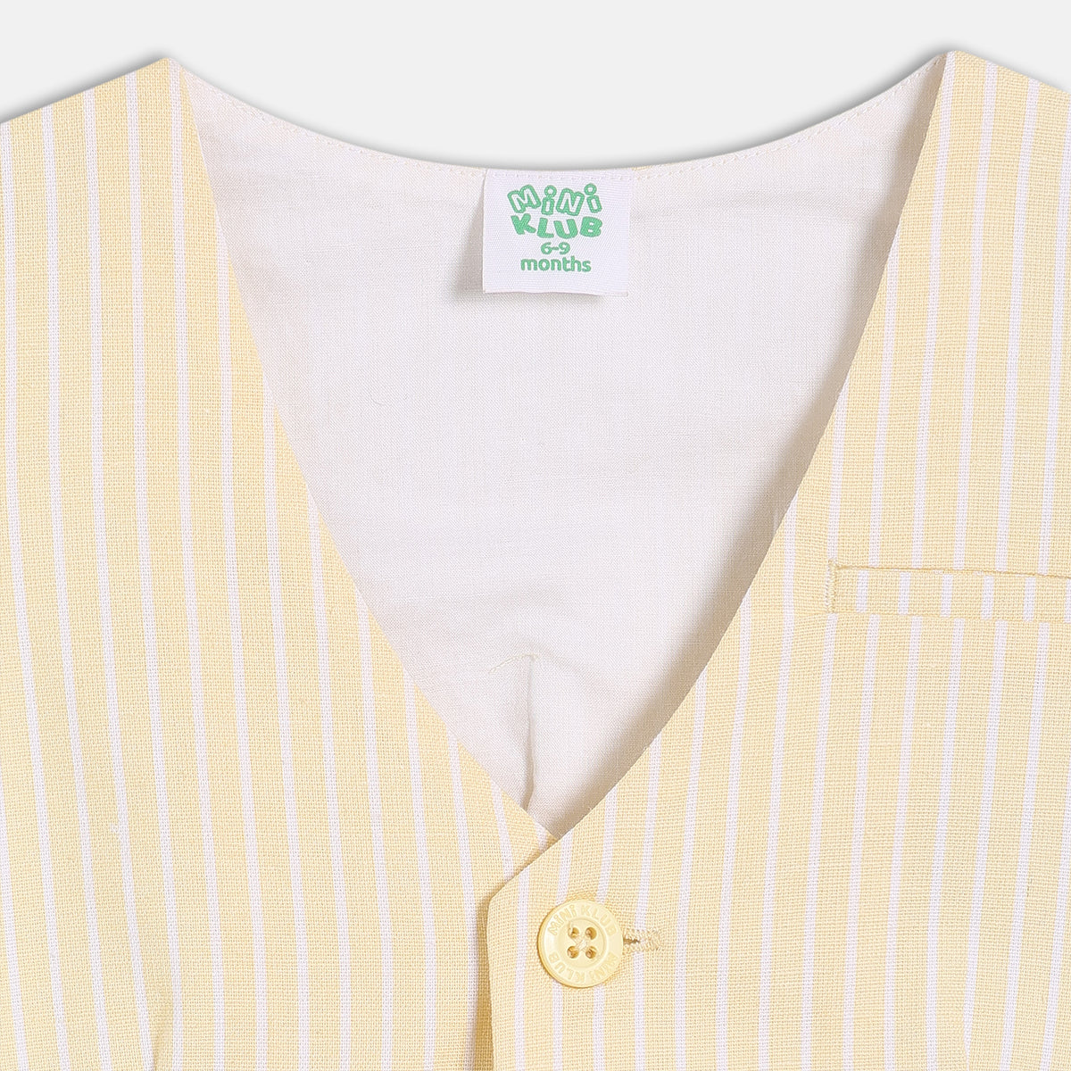 Boys White/Beige Coordinate Set