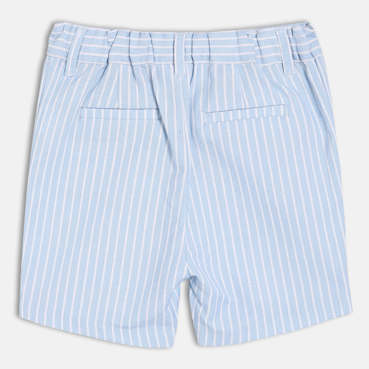 Baby Boys Formal Shirt, Waistcoat And Shorts Set , Light Blue And White