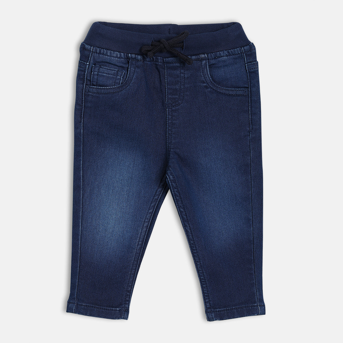 Solid Denim Pant - Blue