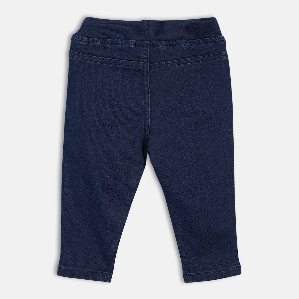 Solid Denim Pant - Blue