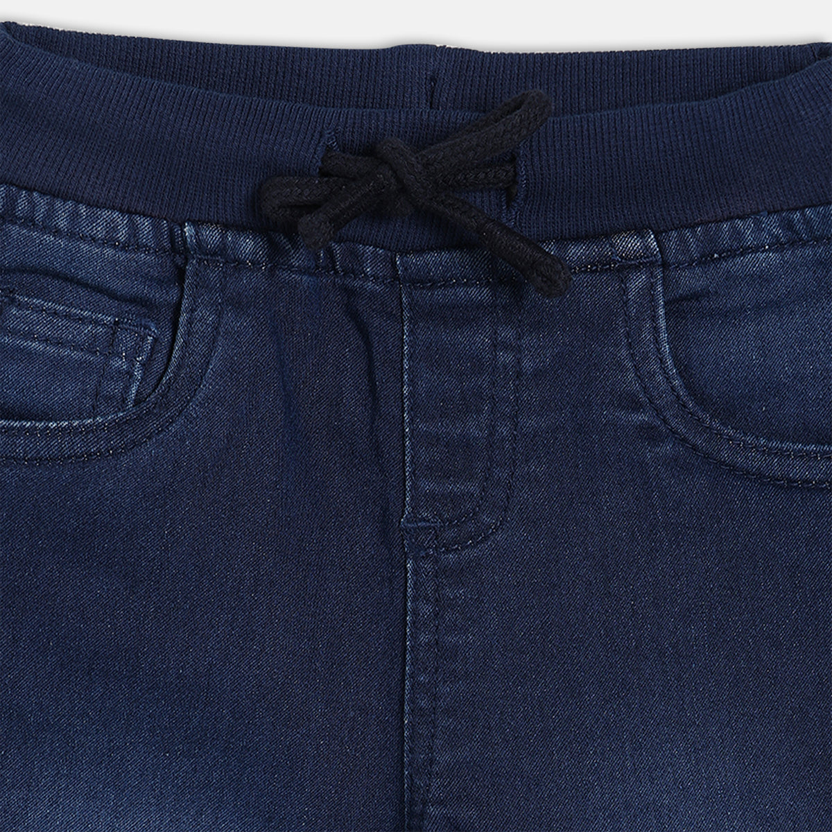 Solid Denim Pant - Blue