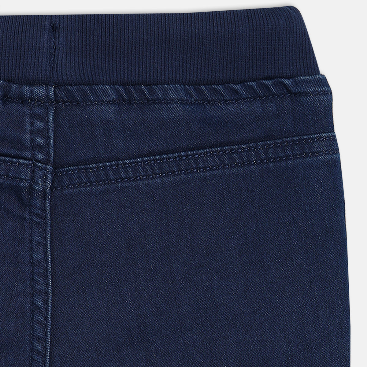 Solid Denim Pant - Blue