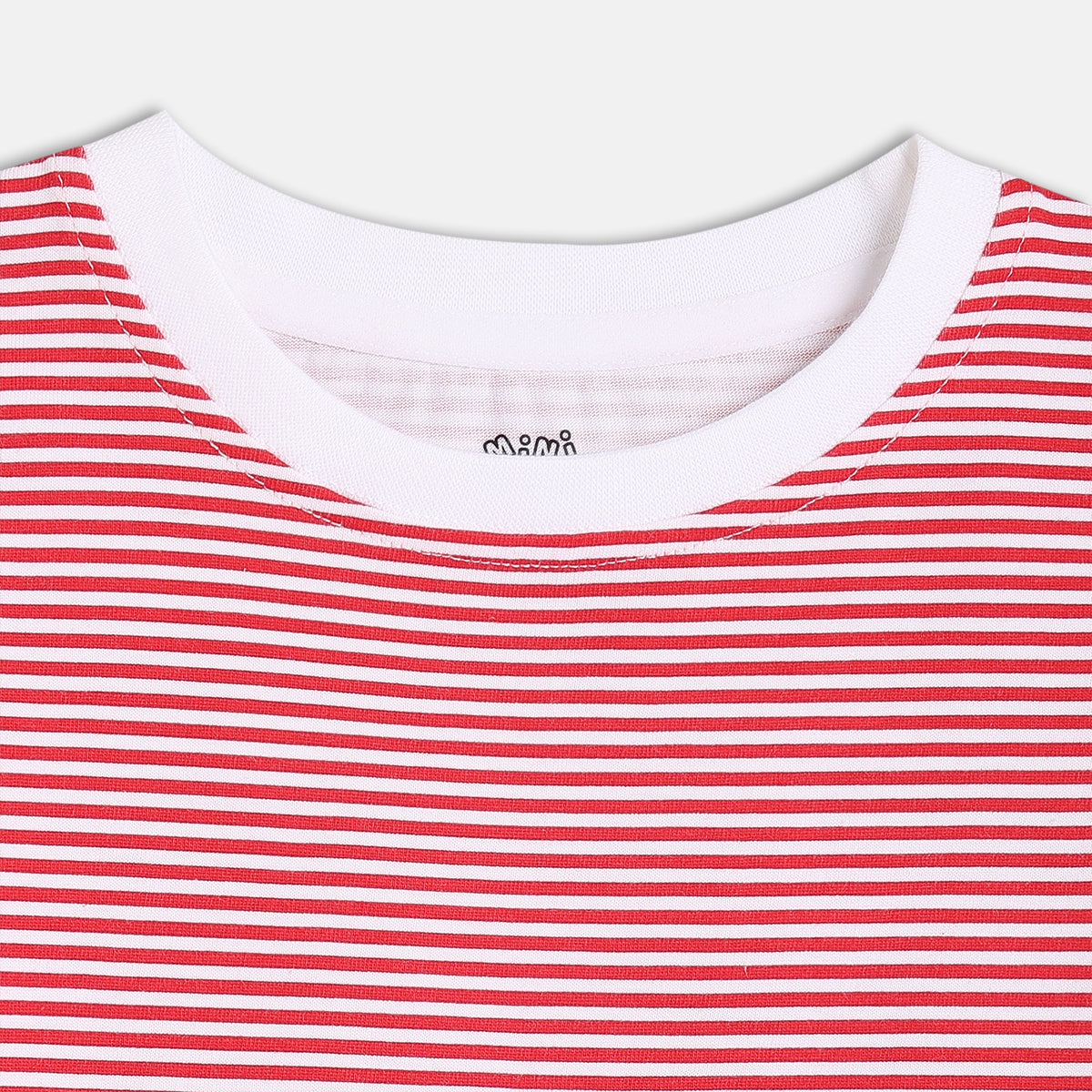 Boys Red/Multi Short Sleeve Dungaree Set