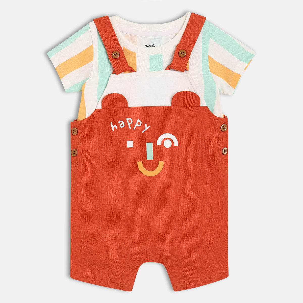 Boys Multi Dungaree Set