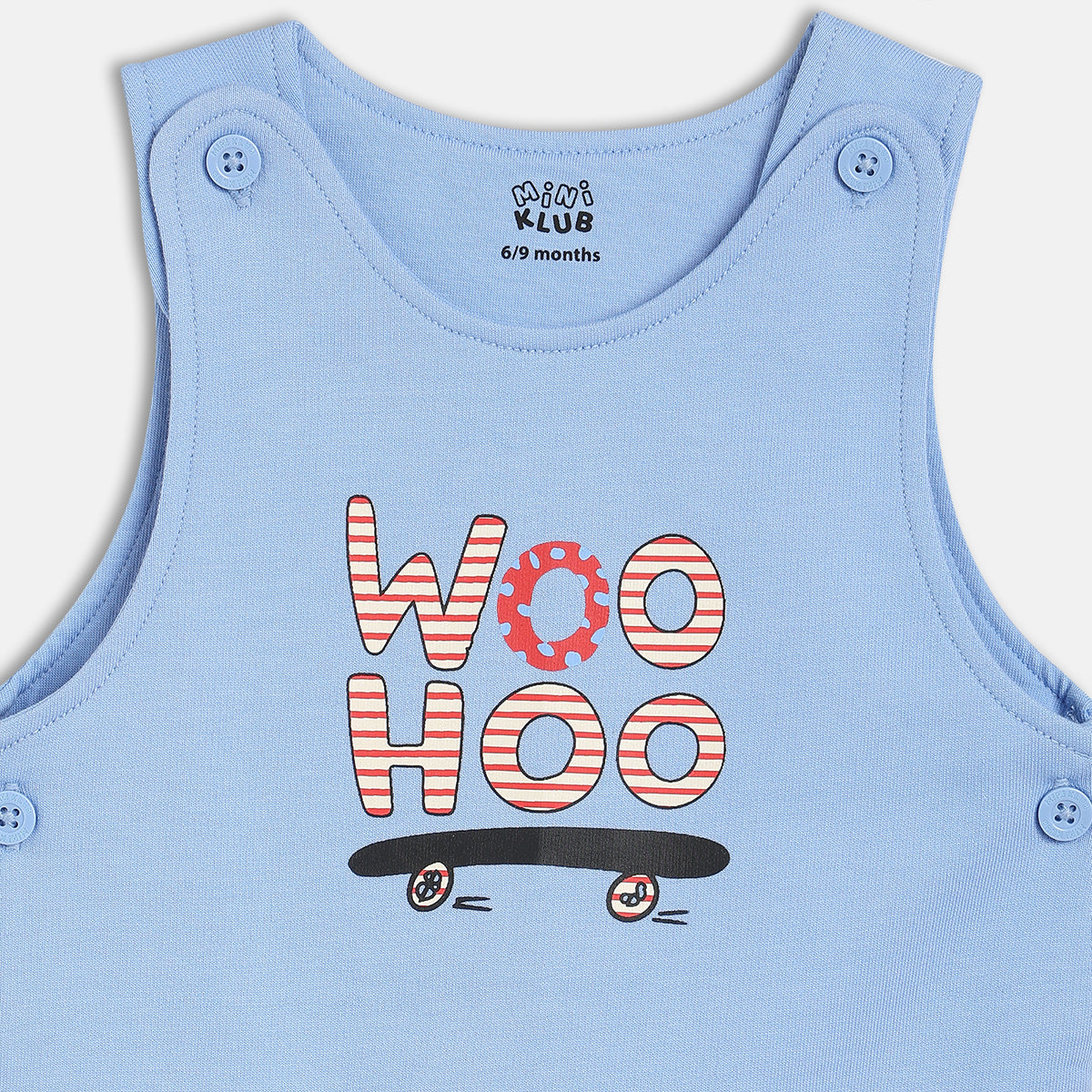 Boys Orange/Blue Dungaree Set