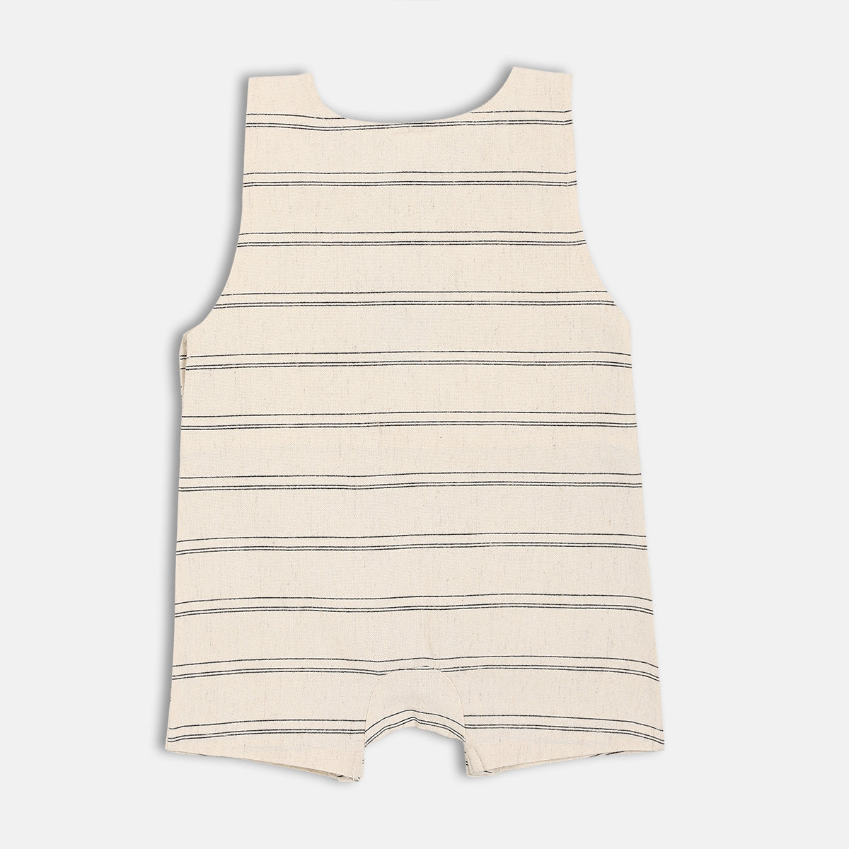 Boys Beige Dungaree Set