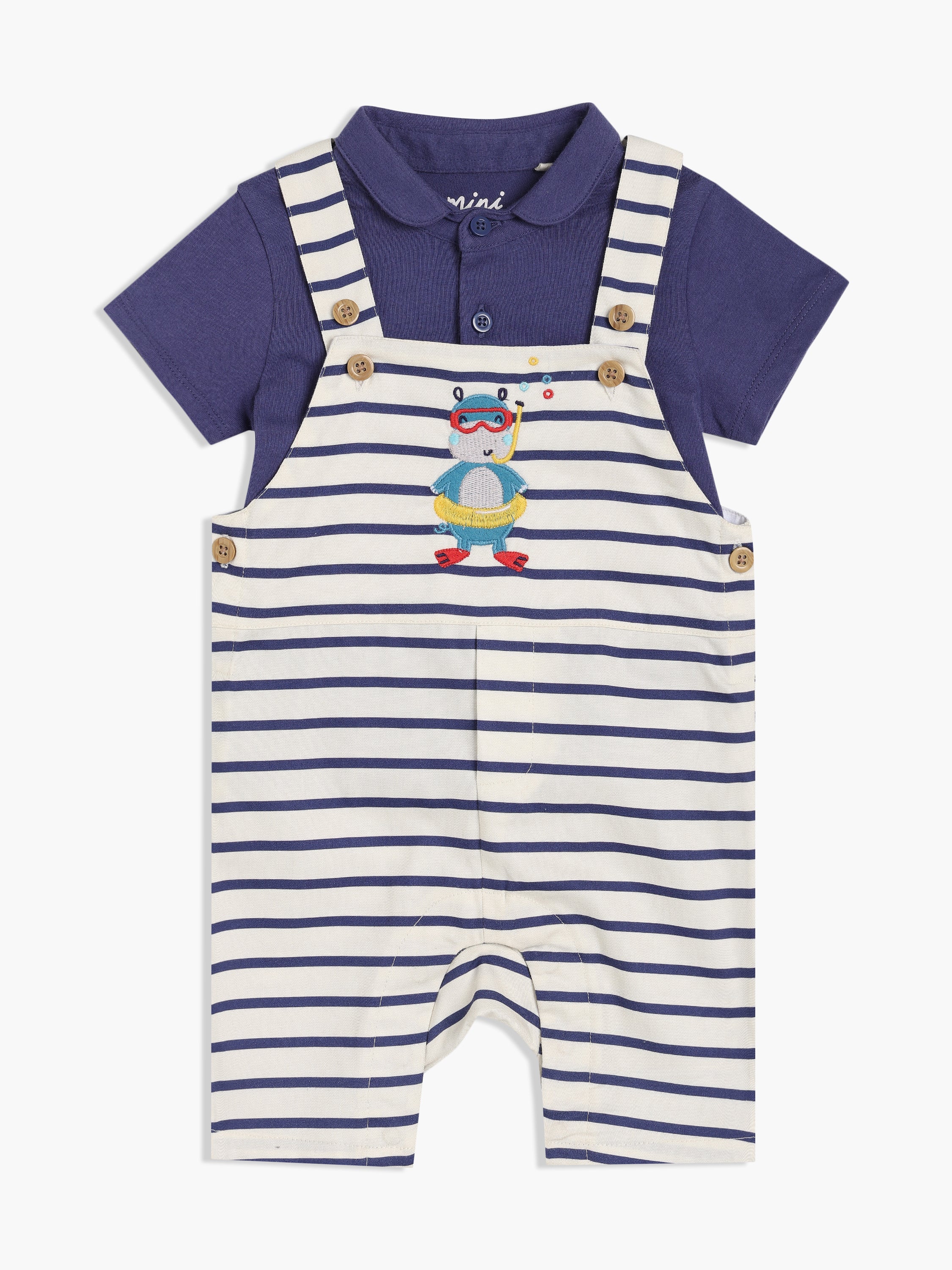 Boys Multi Dungaree Set