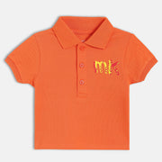 Boys Orange Polo