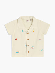 Boys Cream Shirt