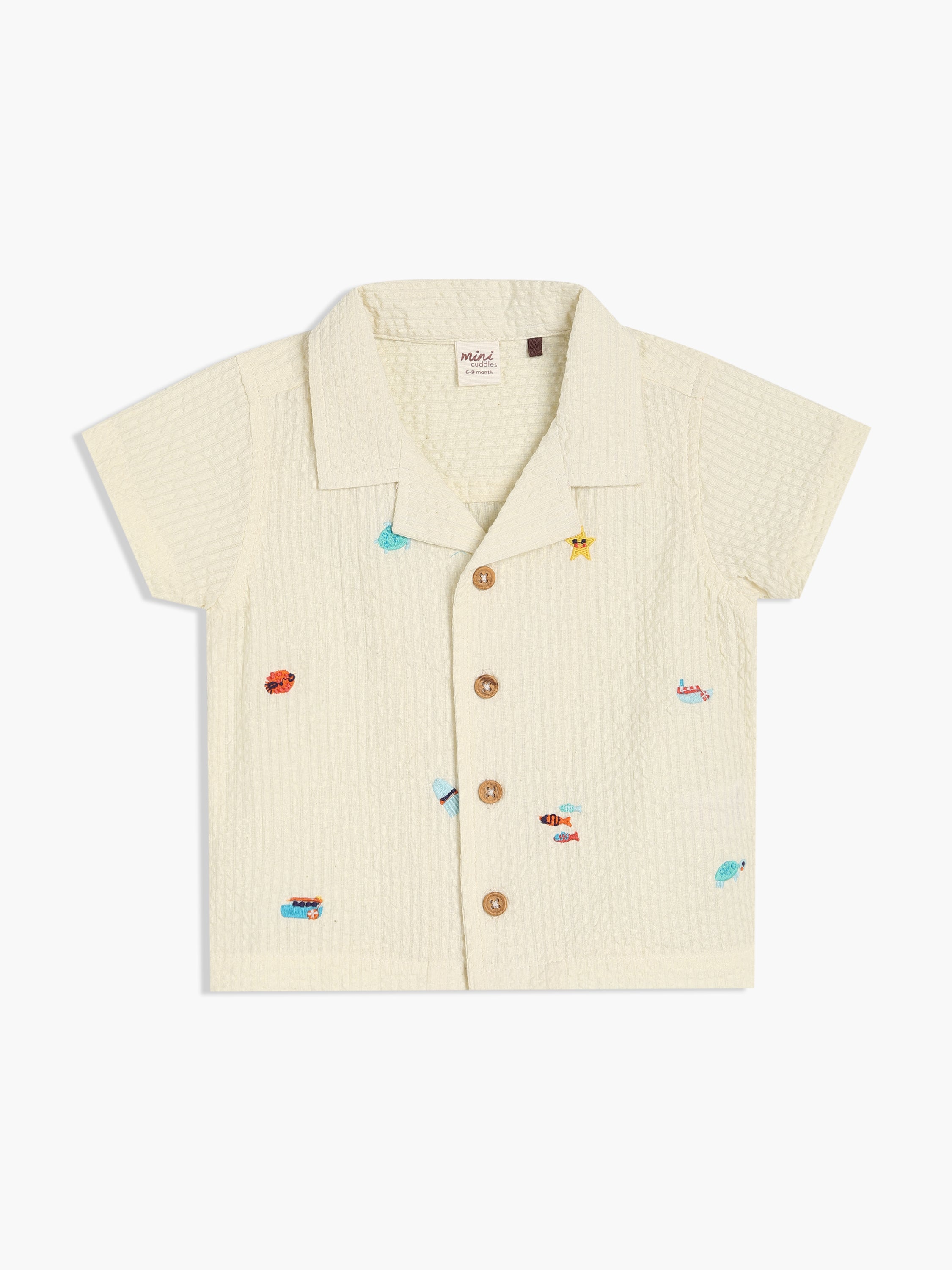 Boys Cream Shirt