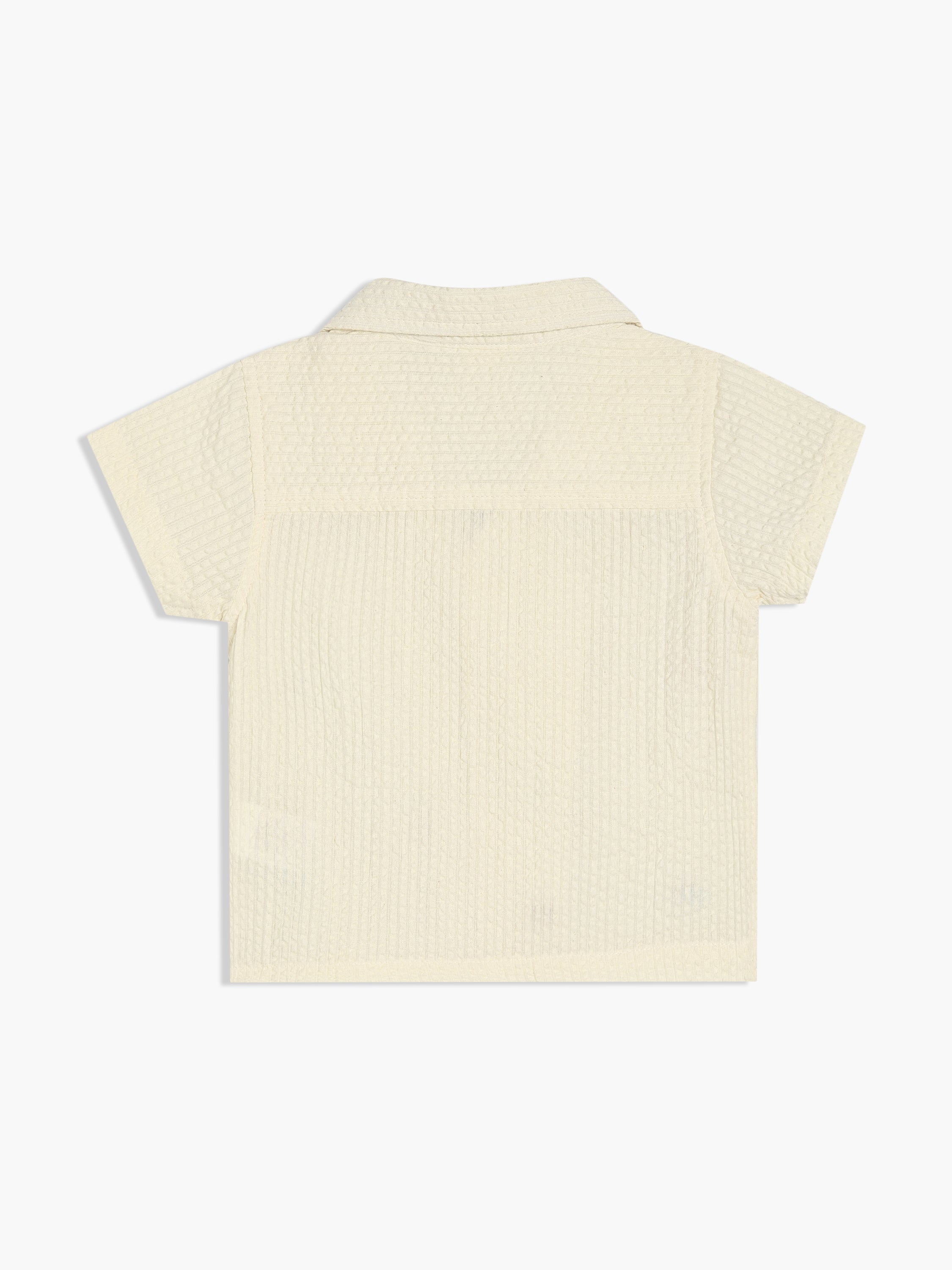 Boys Cream Shirt