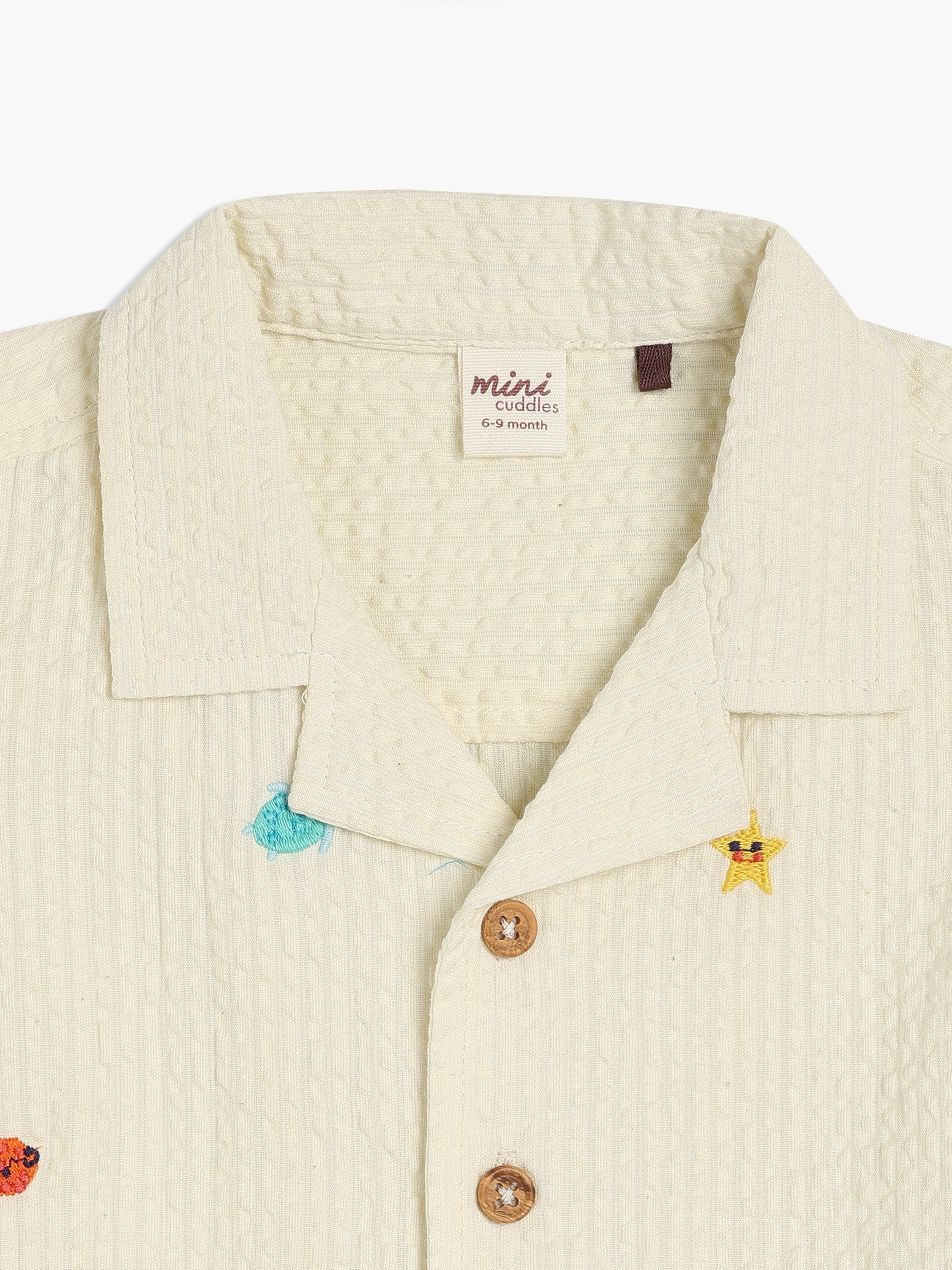 Boys Cream Shirt