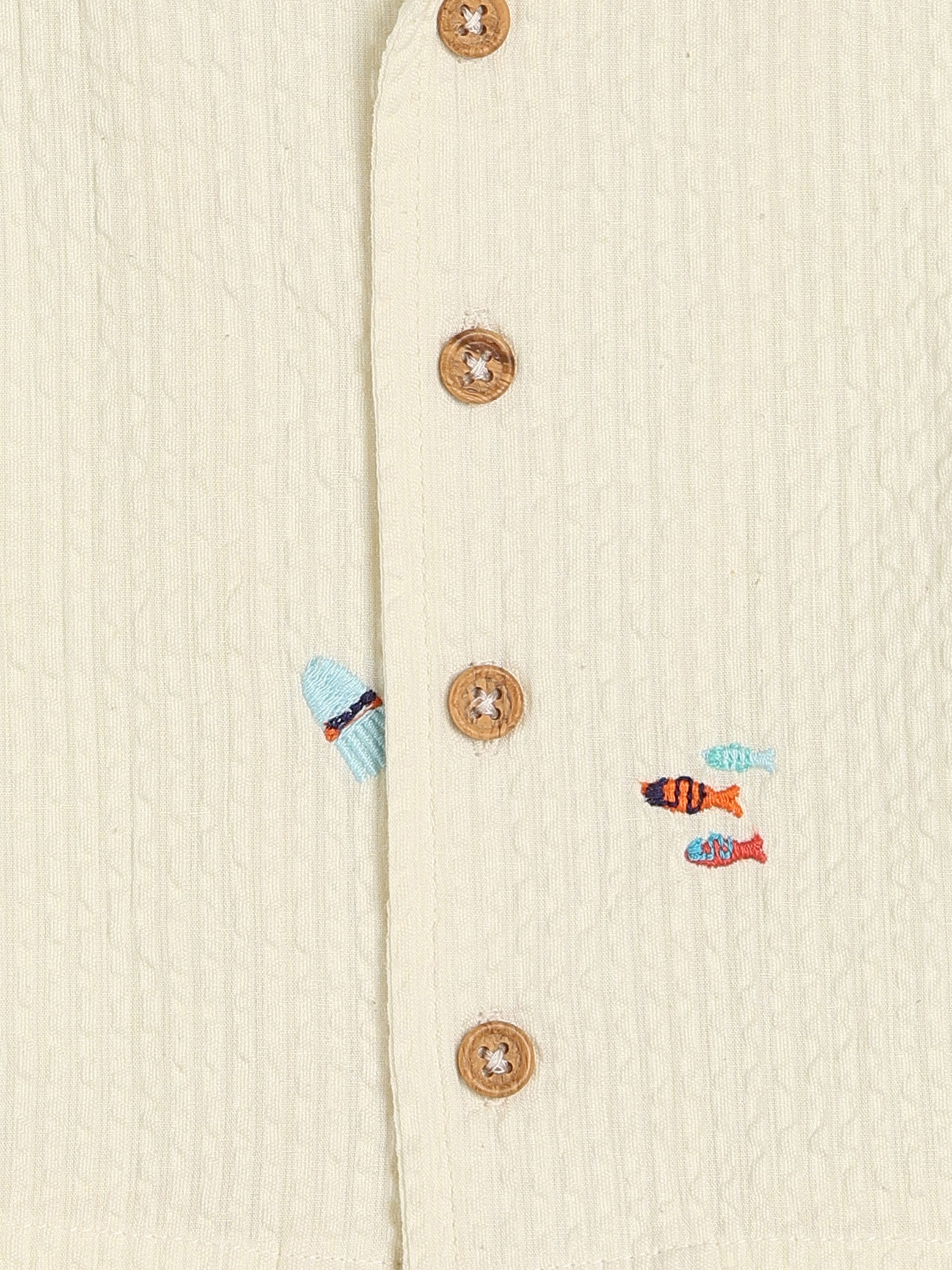 Boys Cream Shirt