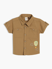 Boys Brown Shirt