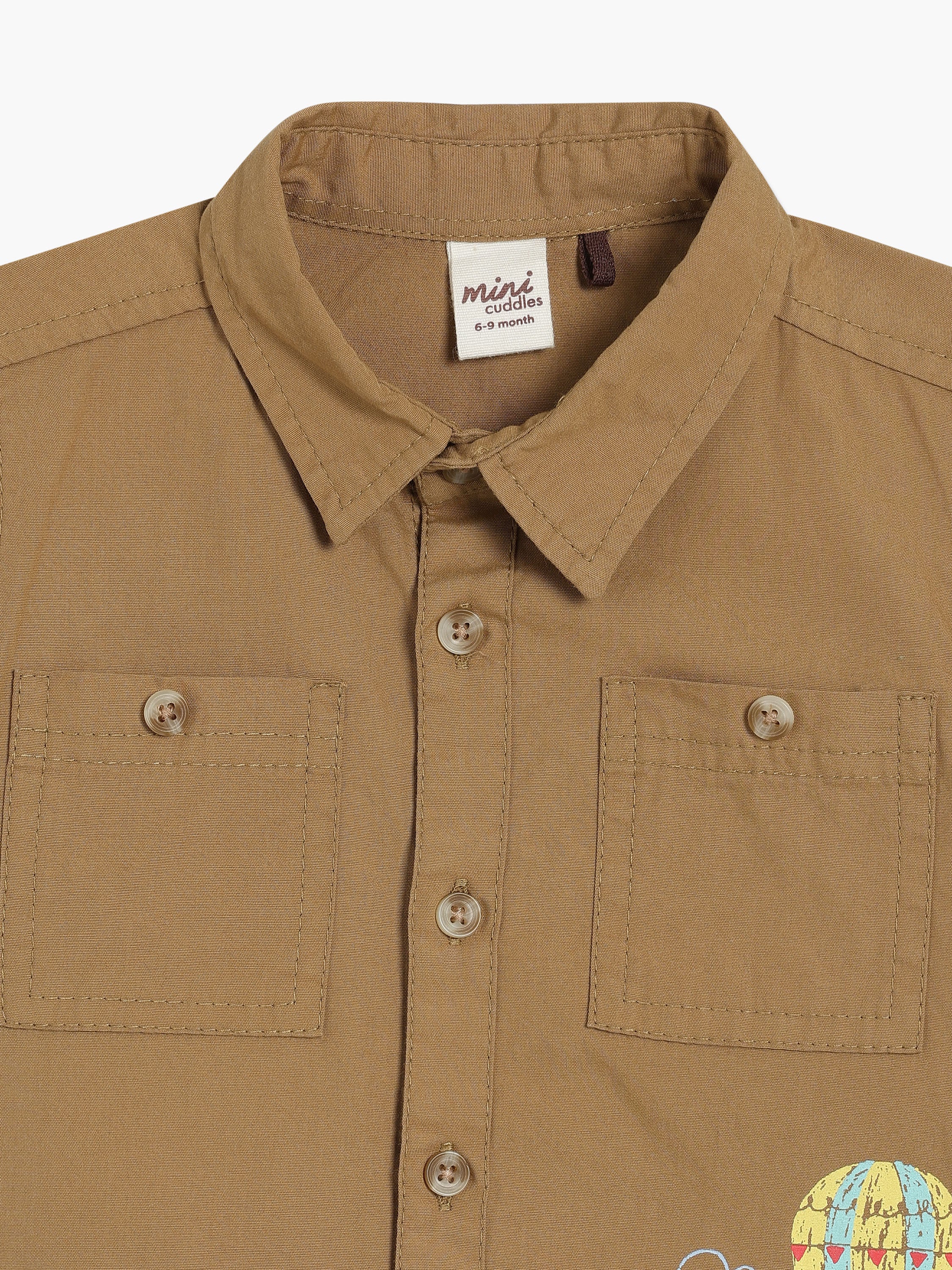 Boys Brown Shirt