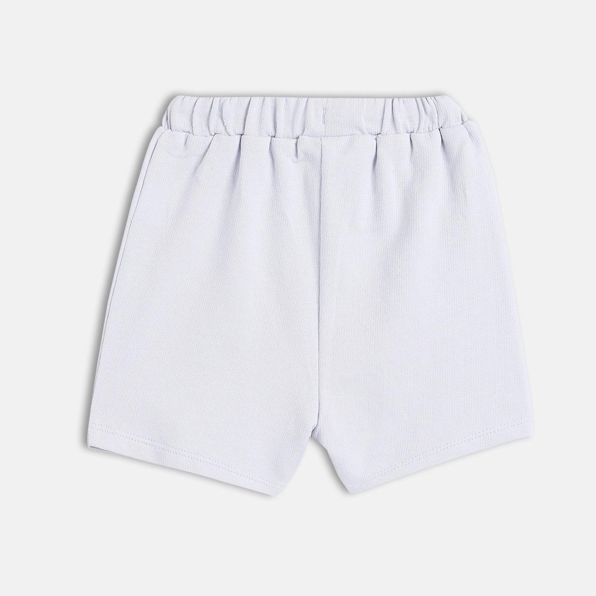 Baby Boys Solid Knit Shorts , Light Blue