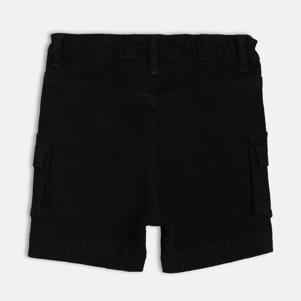 Boys Black Elasticated Shorts