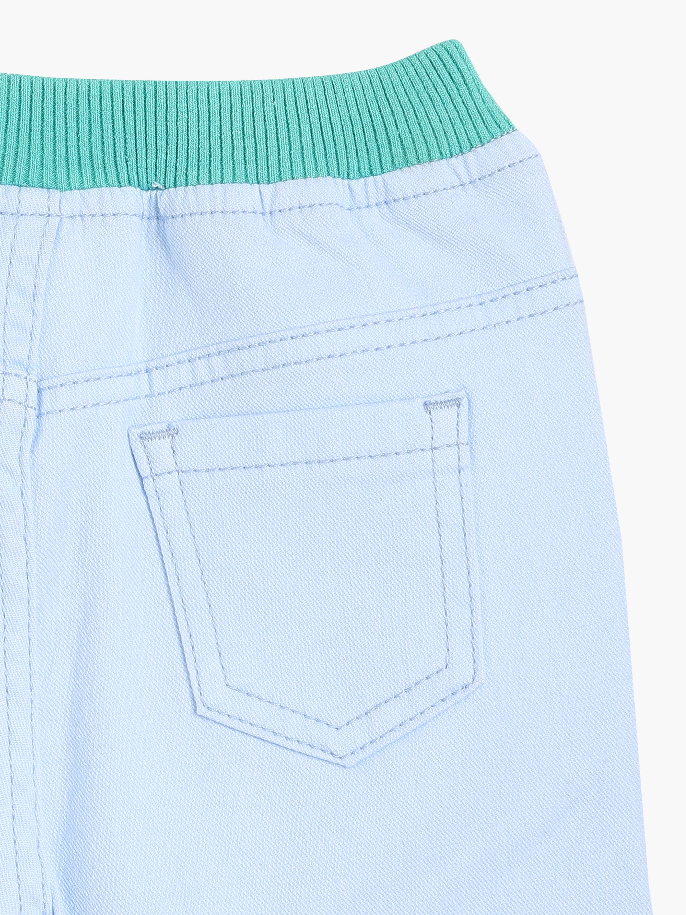 Baby Boys Solid Shorts – Light Blue