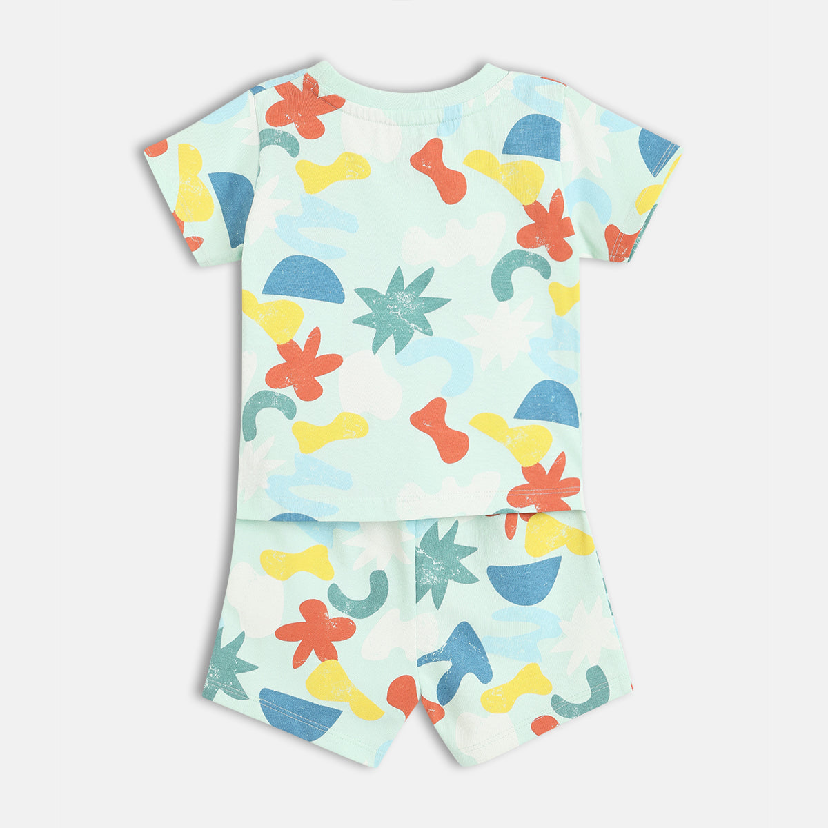 Boys Blue Collar Top And Bottom