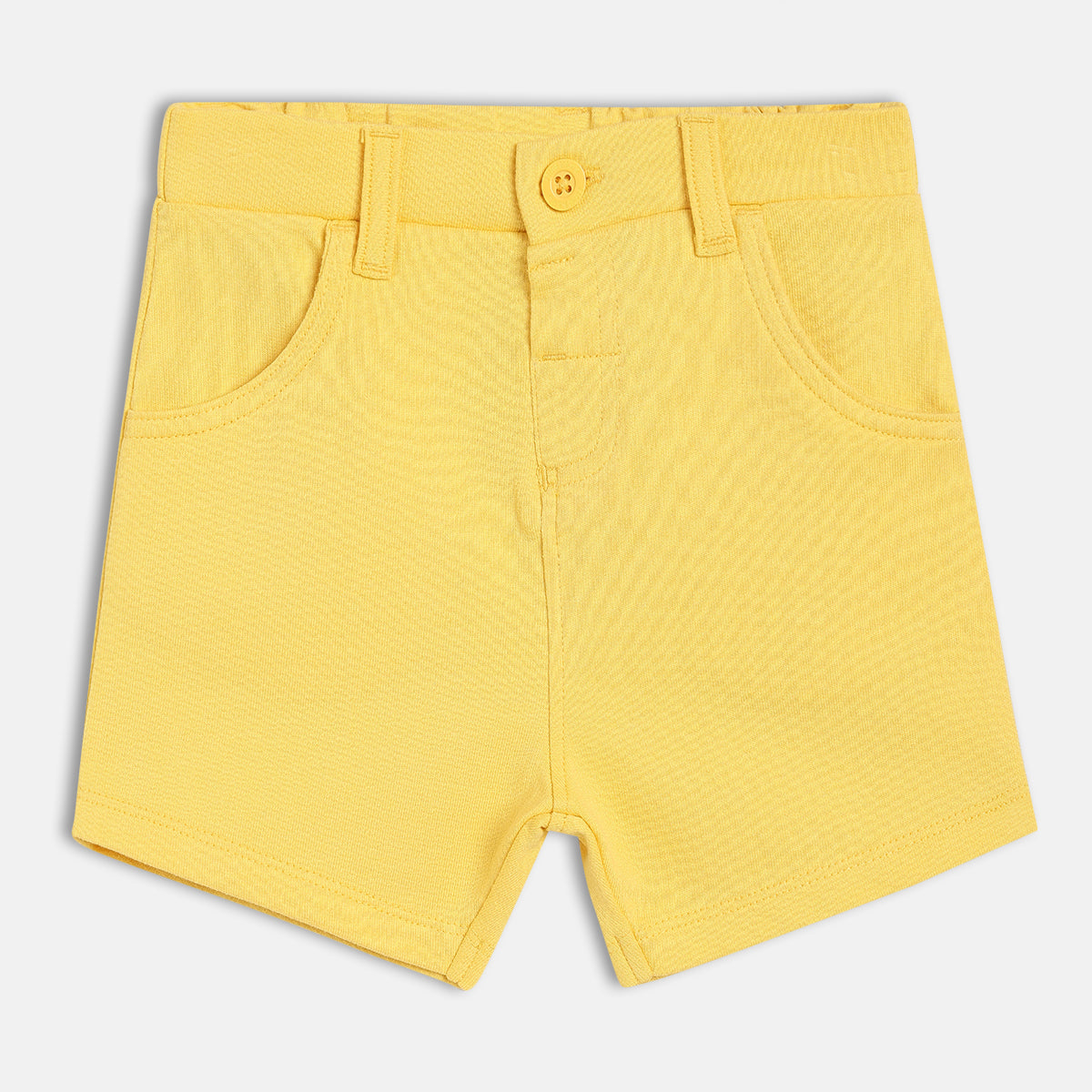Baby Boys Striped & Solid Shirt and Shorts Set, Yellow