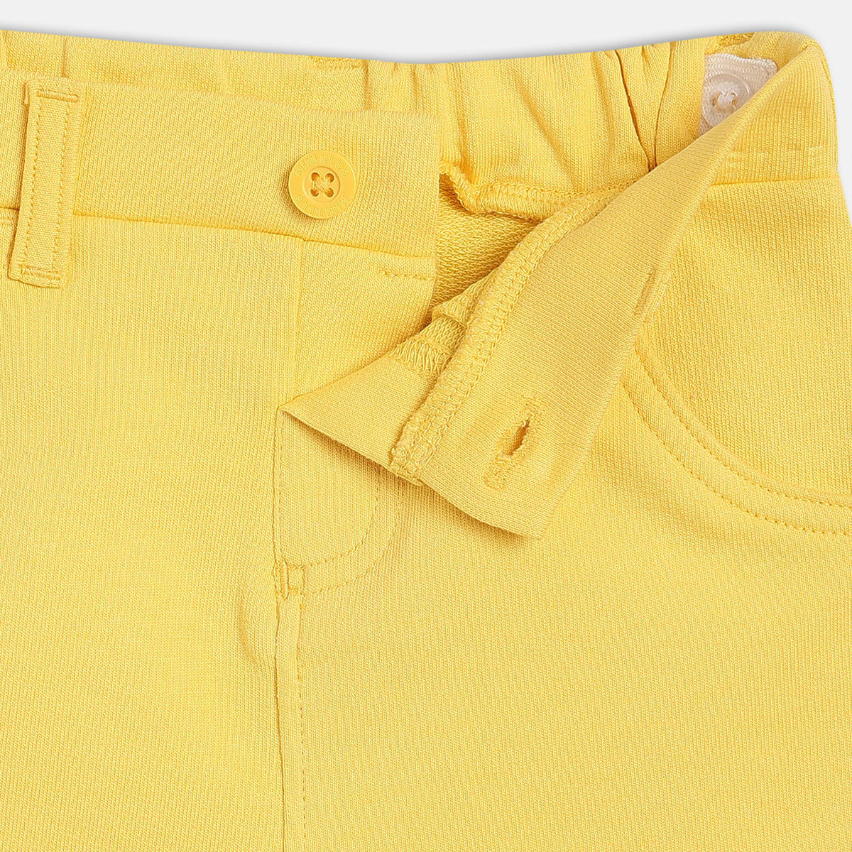 Baby Boys Striped & Solid Shirt and Shorts Set, Yellow