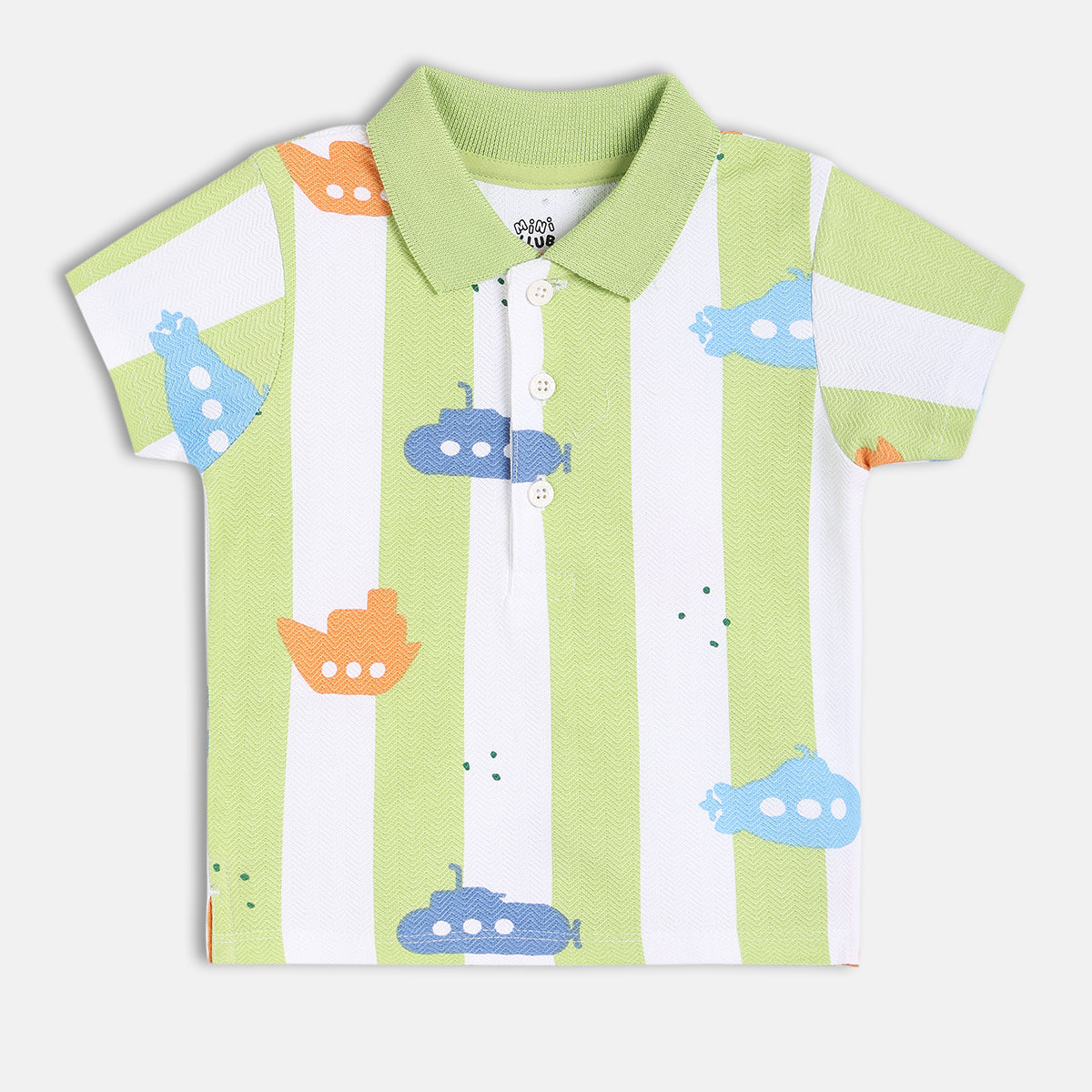 Boys Multi Short Sleeve Top And Bottom