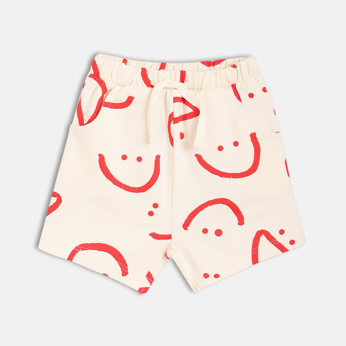 Boys White Short Sleeve Top And Bottom