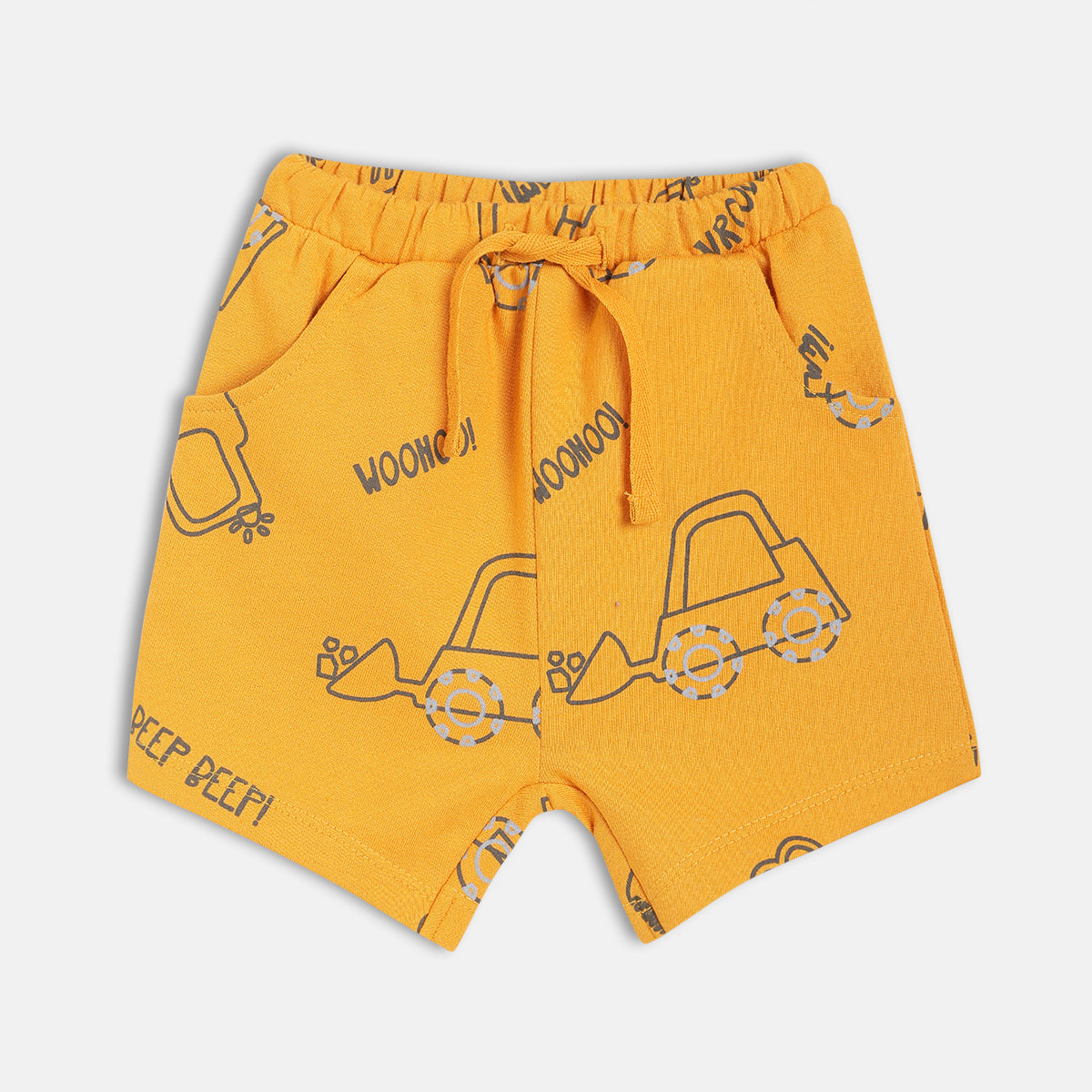 Boys Yellow Short Sleeve Top And Bottom
