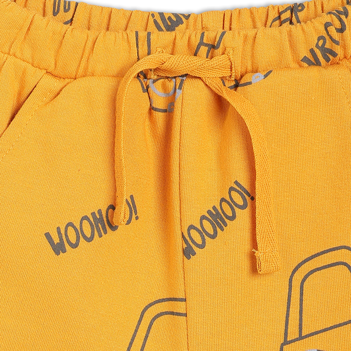 Boys Yellow Short Sleeve Top And Bottom