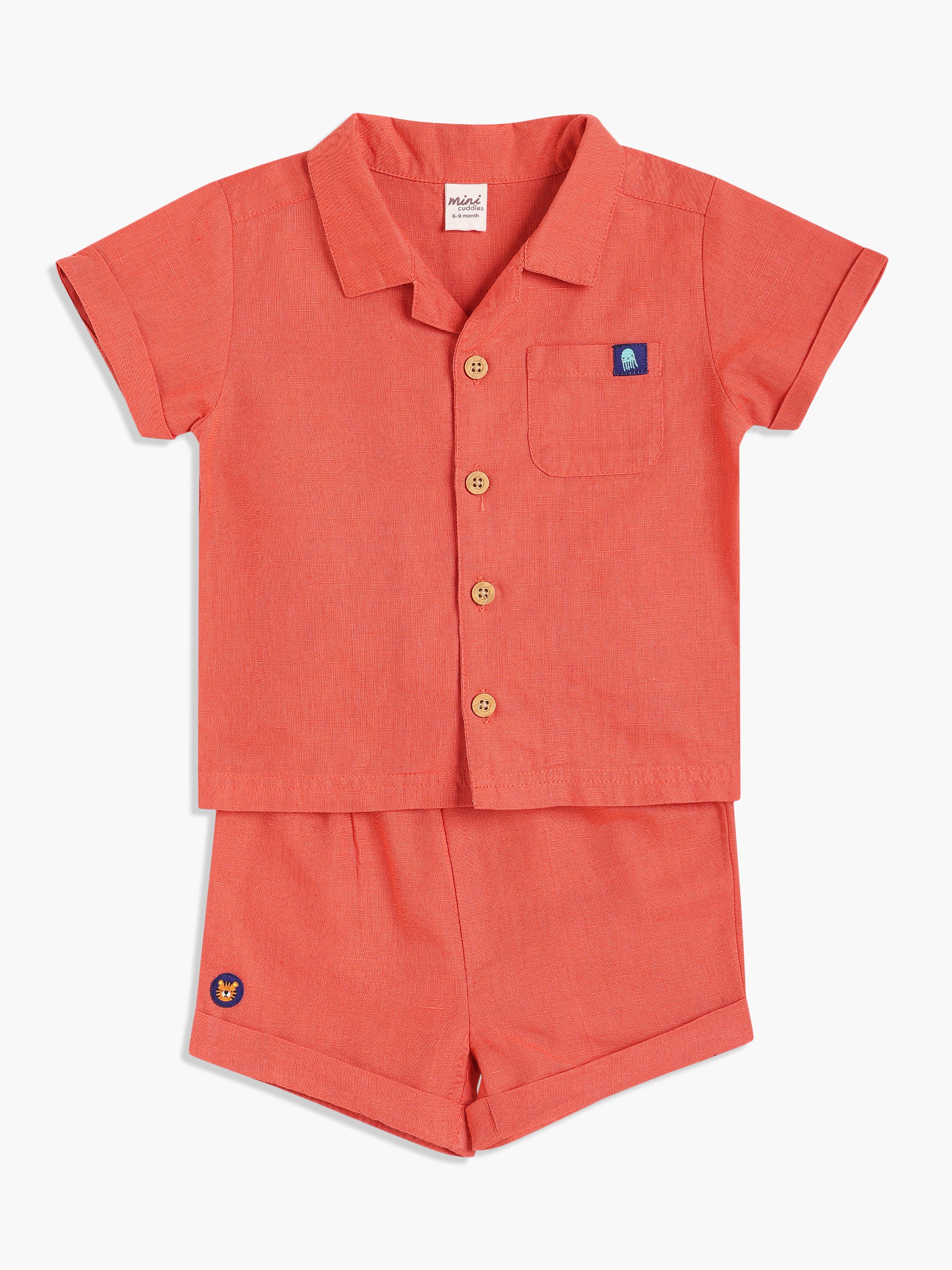 Boys Red Top And Bottom