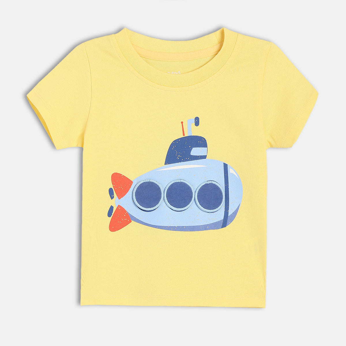 Baby Boys Submarine Print T-Shirt, Yellow