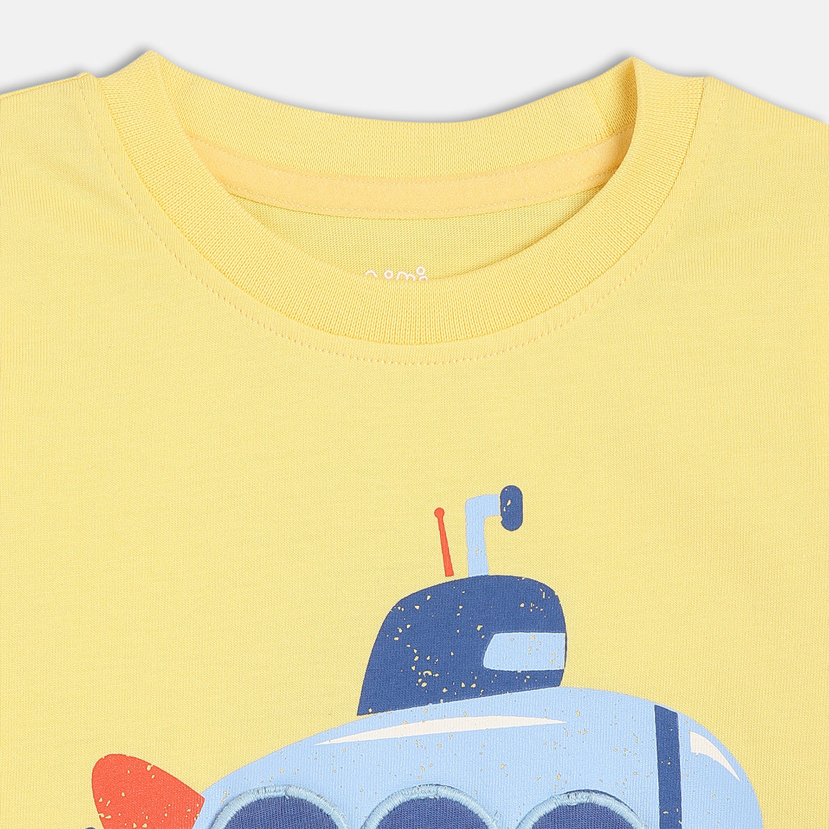 Baby Boys Submarine Print T-Shirt, Yellow