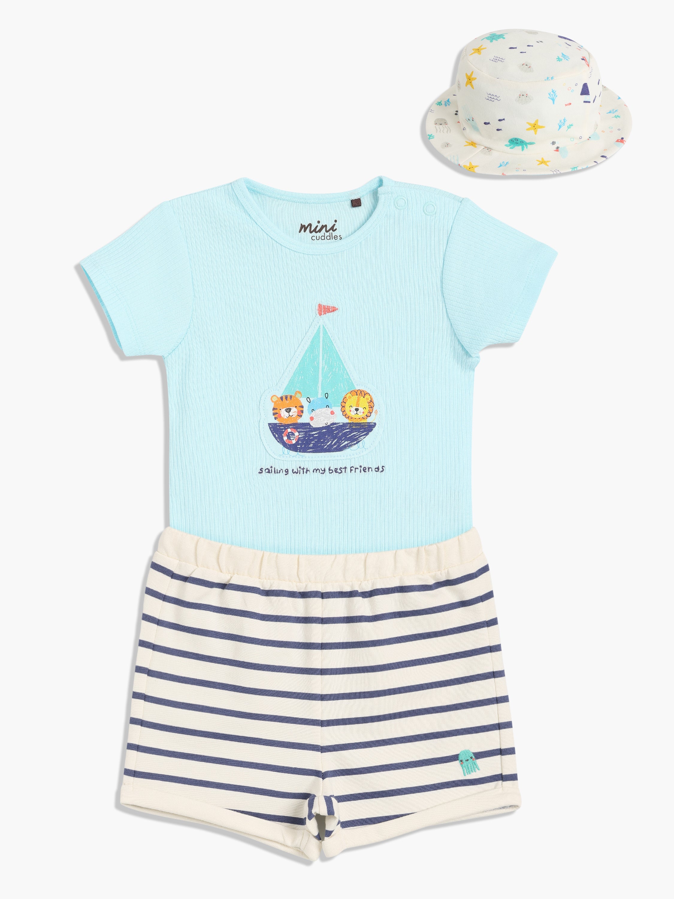 Boys 2 Pack Top And Bottom